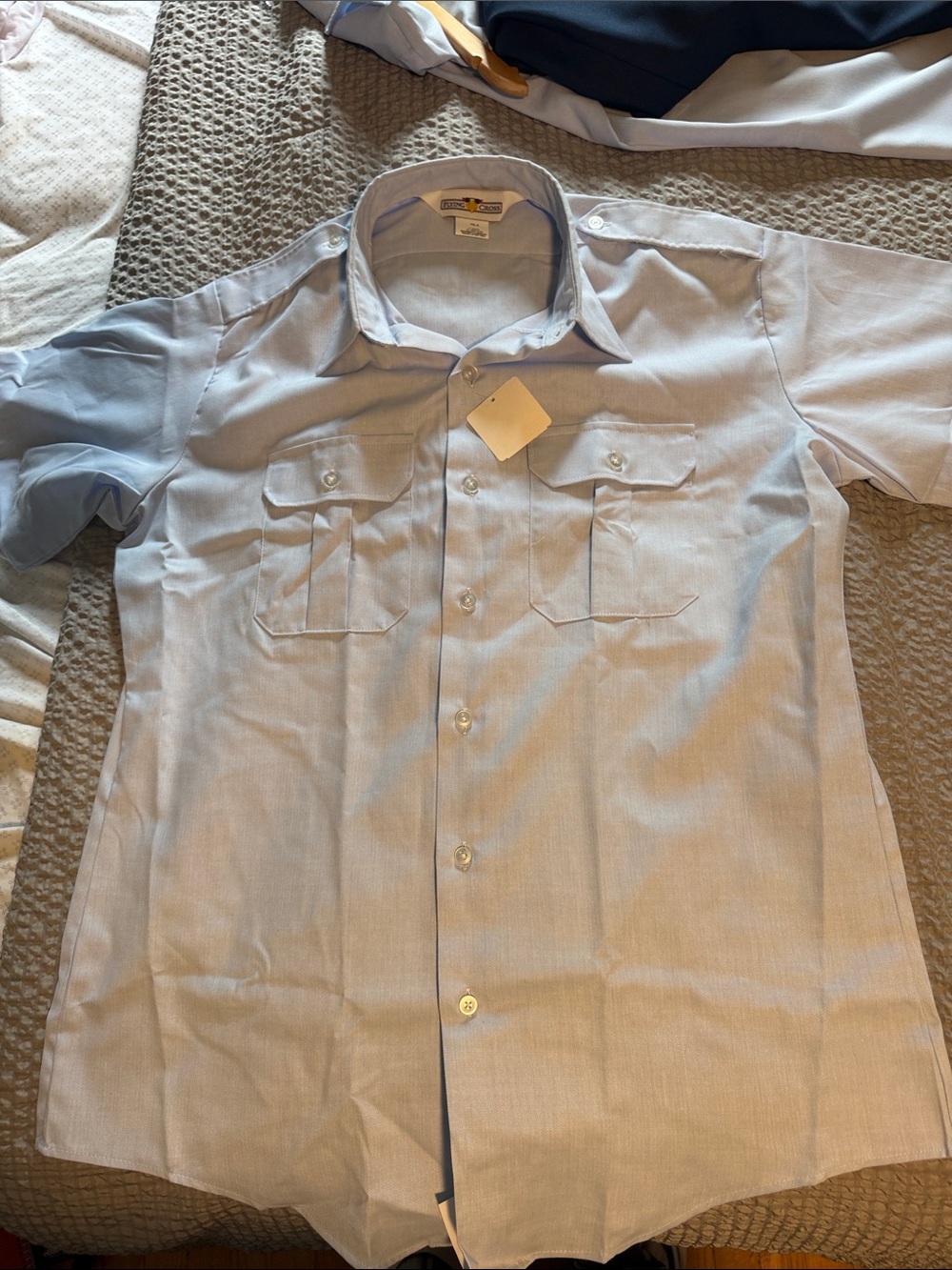 Air Force Blues shirt blouse neck size 16.5